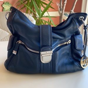 Michael Kors Navy Blue Shoulder Bag